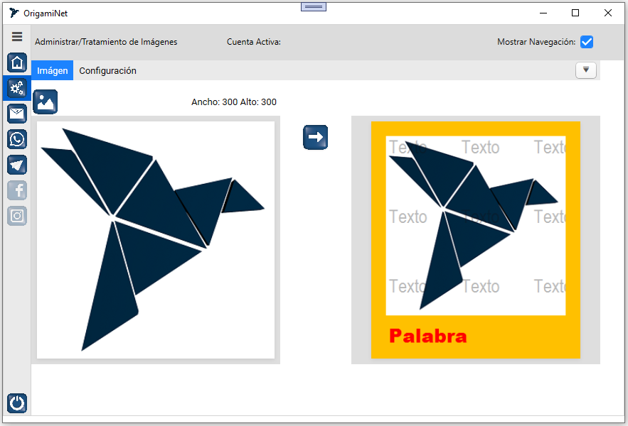 Resultado Configuración de Imagen