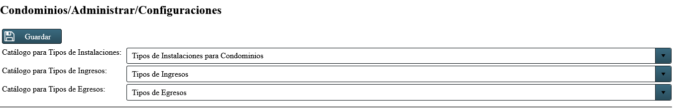 OCEN Cno Configuraciones